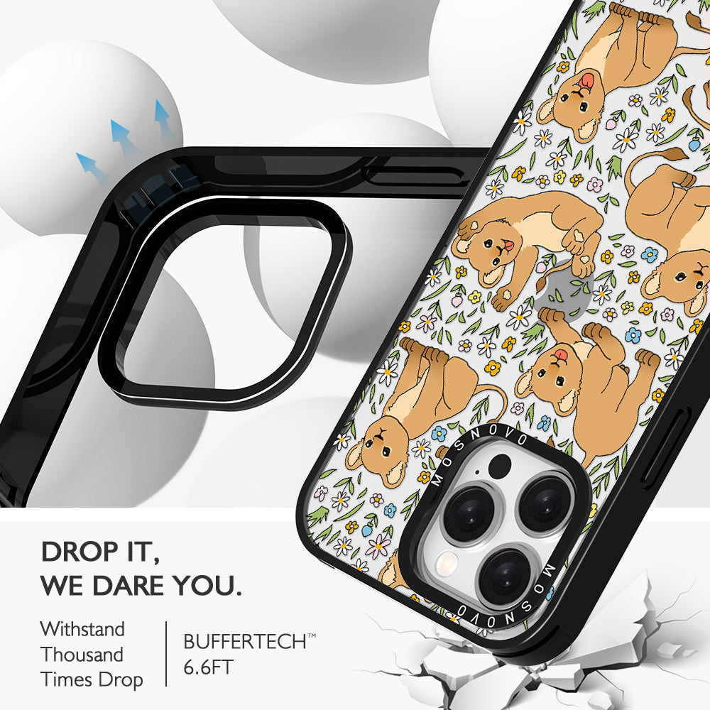 Cute Lion Phone Case - iPhone 15 Pro Max Case - MOSNOVO