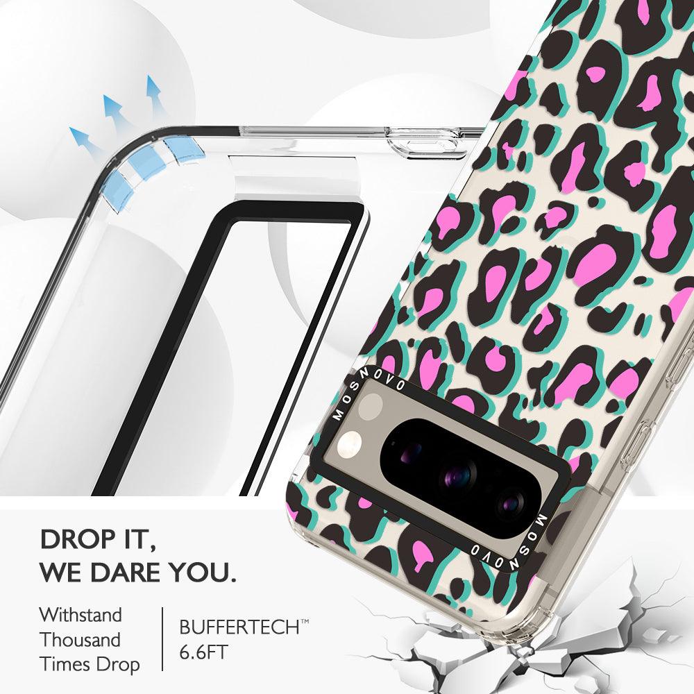 Hot Pink Leopard Print Phone Case - Google Pixel 8 Pro Case