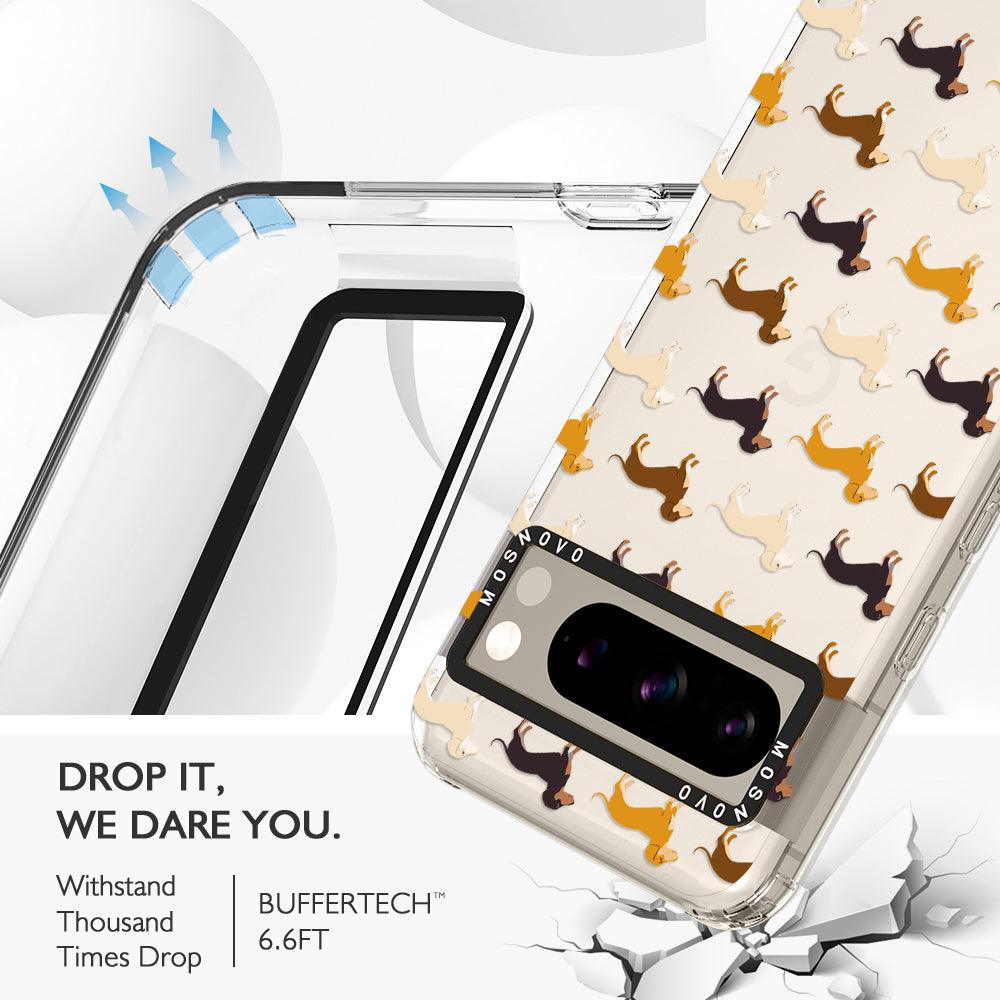 Cute Dachshund Phone Case - Google Pixel 8 Pro Case - MOSNOVO