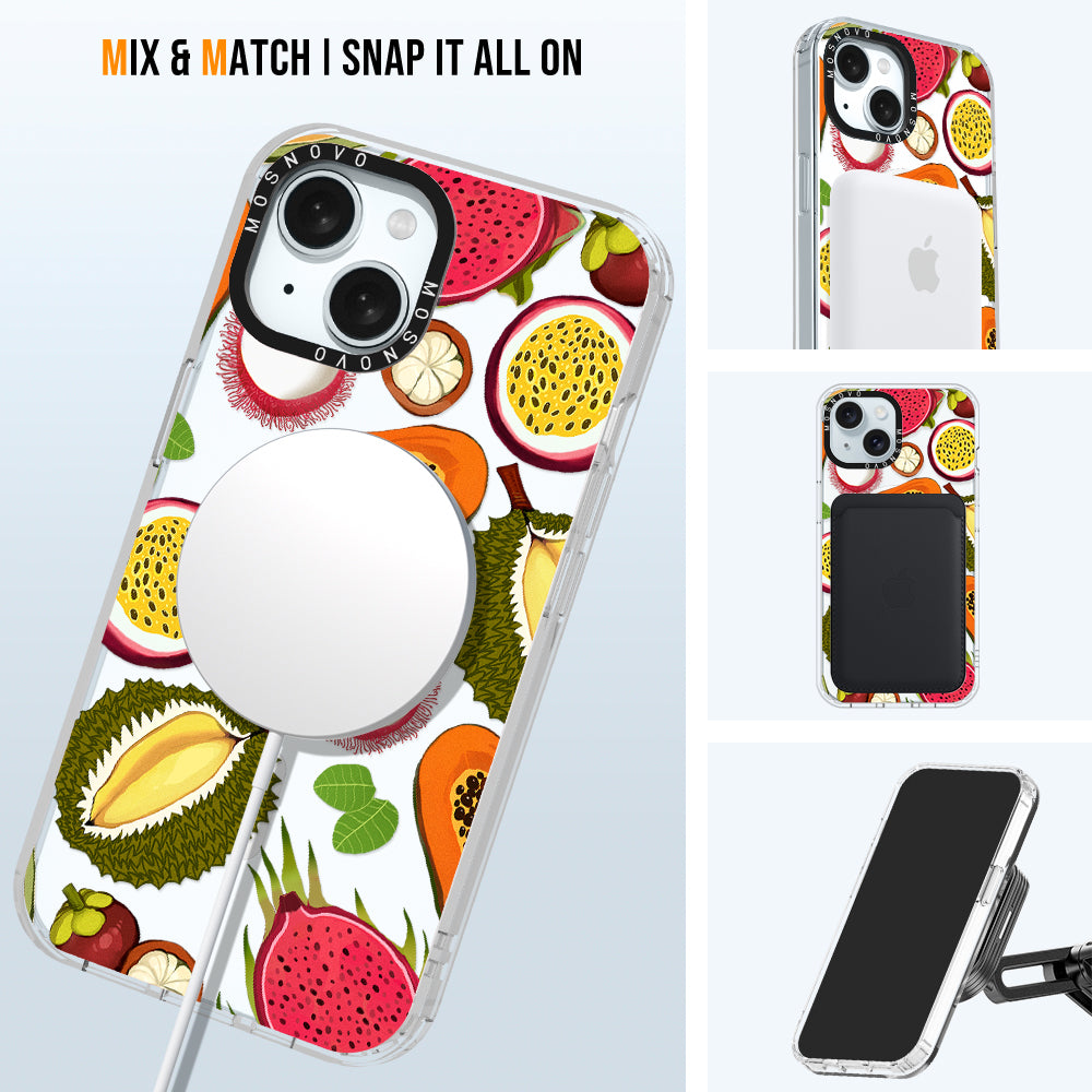 Tropical Fruit Phone Case - iPhone 15 Case - MOSNOVO