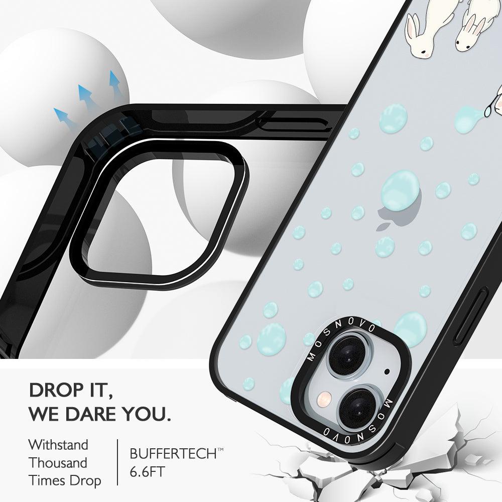 Bunny Blow Bubble Phone Case - iPhone 15 Plus Case - MOSNOVO