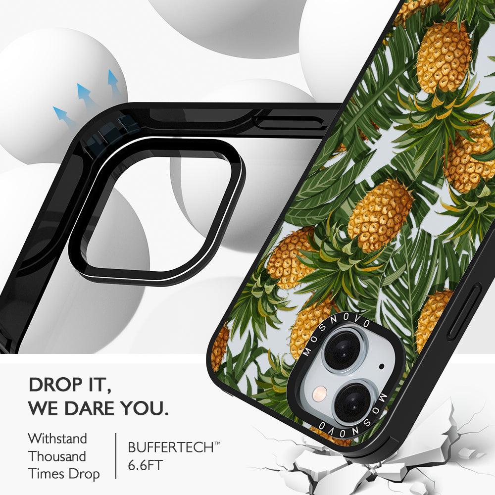 Pineapple Botany Phone Case - iPhone 15 Plus Case - MOSNOVO