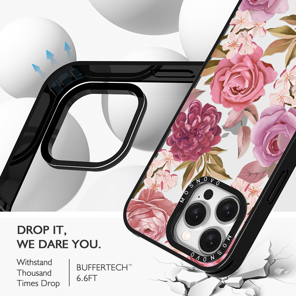 Blossom Flowe Floral Phone Case - iPhone 15 Pro Max Case - MOSNOVO