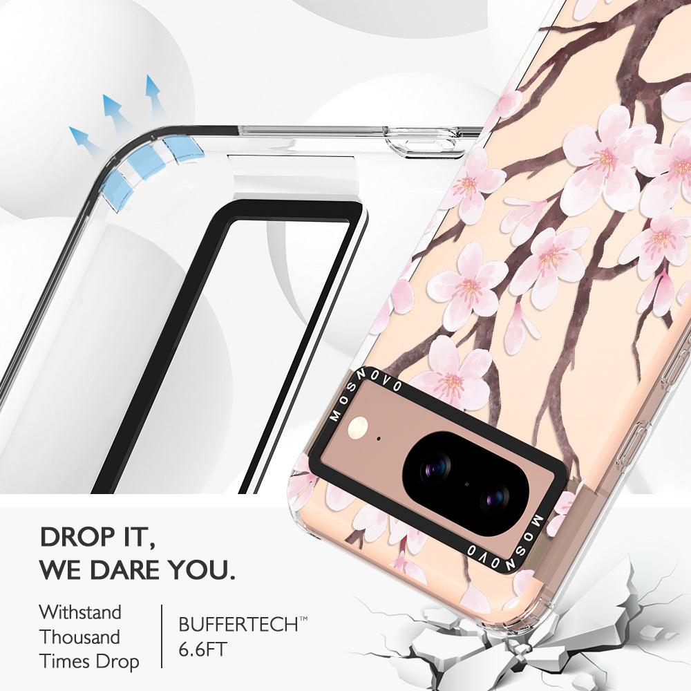 Cherry Blossom Flower Phone Case - Google Pixel 8 Case - MOSNOVO