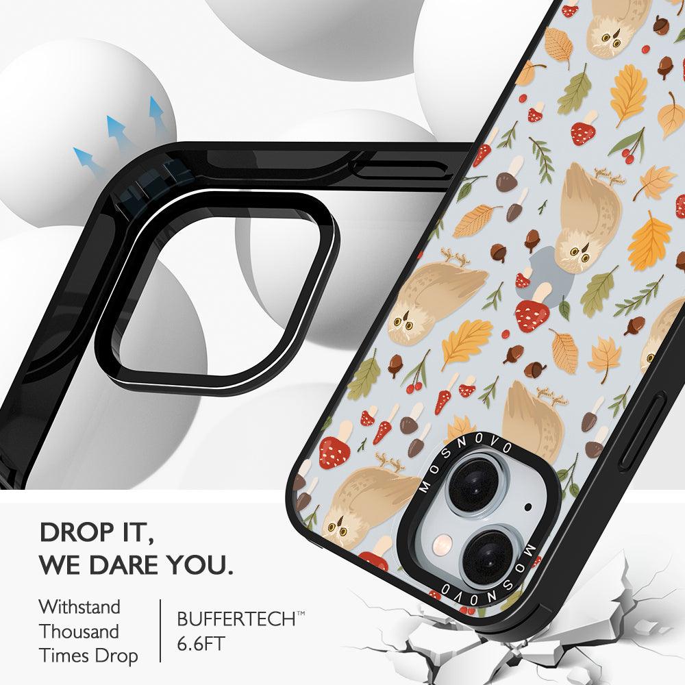 Autumn Owl Phone Case - iPhone 15 Case - MOSNOVO