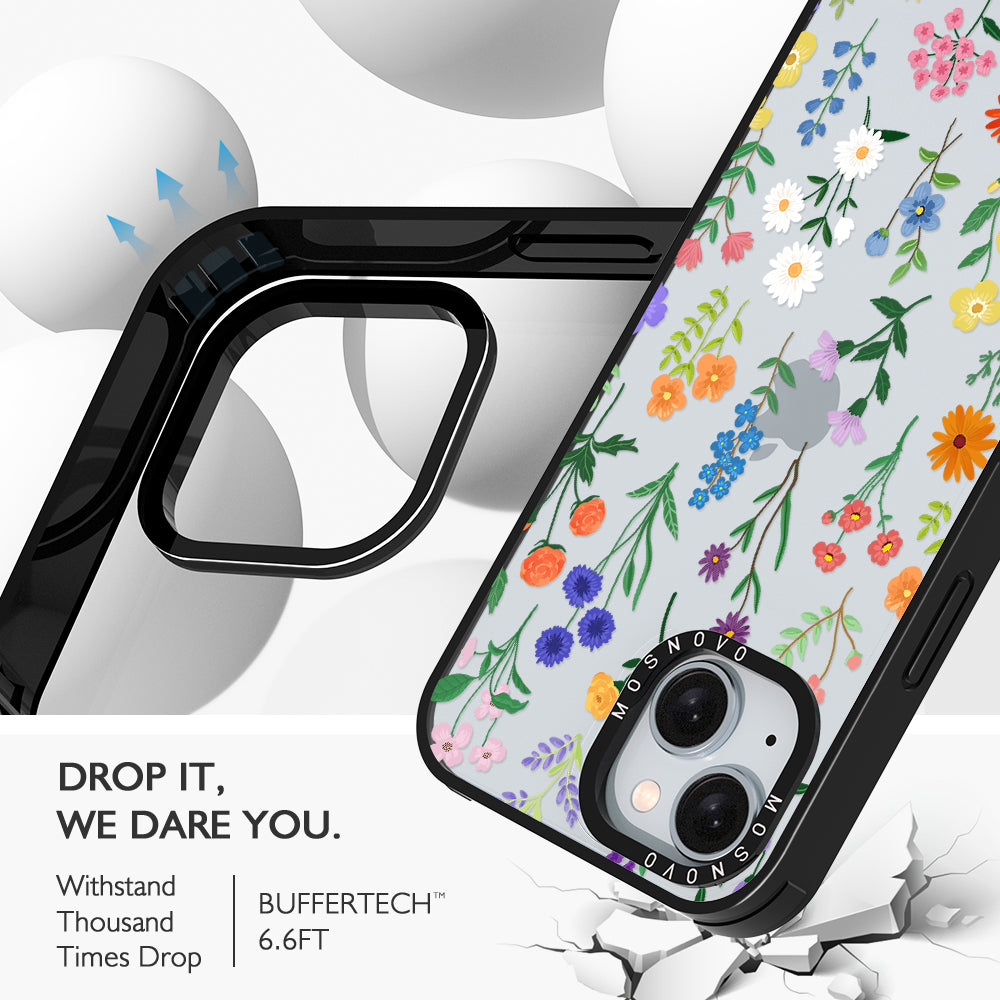 Botanical Floral Phone Case - iPhone 15 Plus Case - MOSNOVO