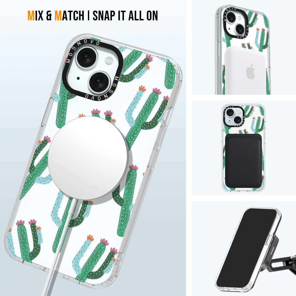 Cactus Phone Case - iPhone 15 Case - MOSNOVO