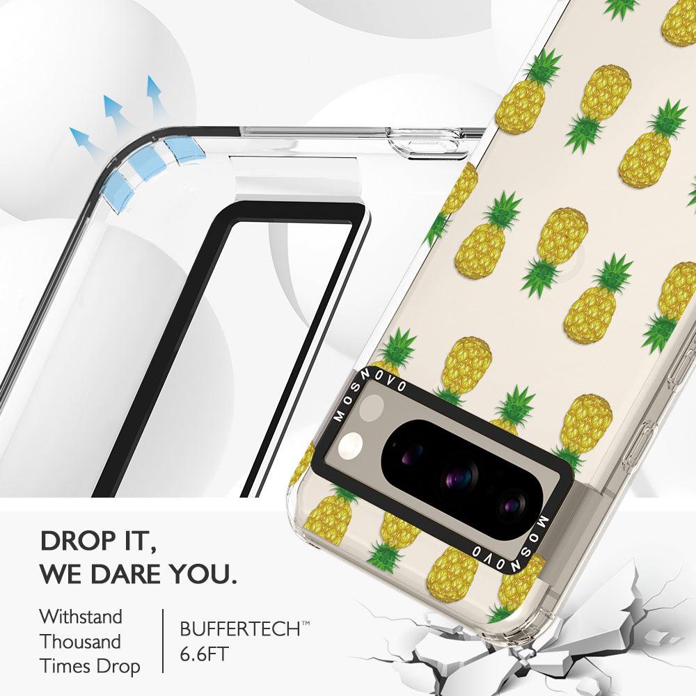 Cute Hawaiian Pineapple Phone Case - Google Pixel 8 Pro Case