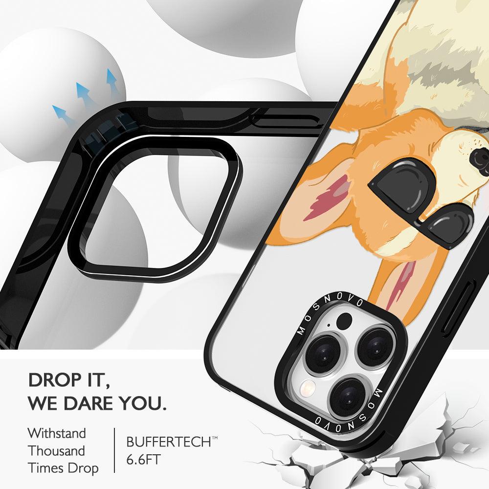 Fluffy Corgi Phone Case - iPhone 15 Pro Max Case - MOSNOVO