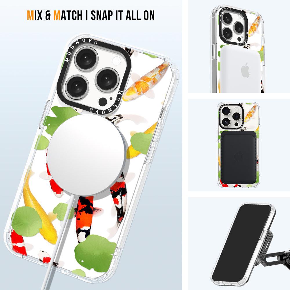 Koi Phone Case - iPhone 15 Pro Case - MOSNOVO