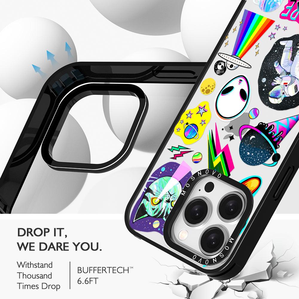 Sci-Fi Stickers Phone Case - iPhone 15 Pro Case - MOSNOVO