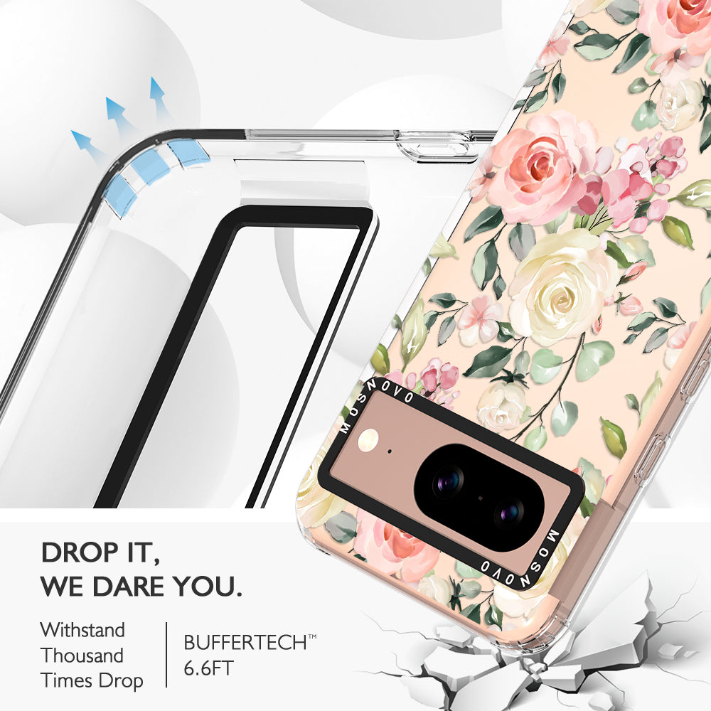 Watercolor Flower Floral Phone Case - Google Pixel 8 Case - MOSNOVO