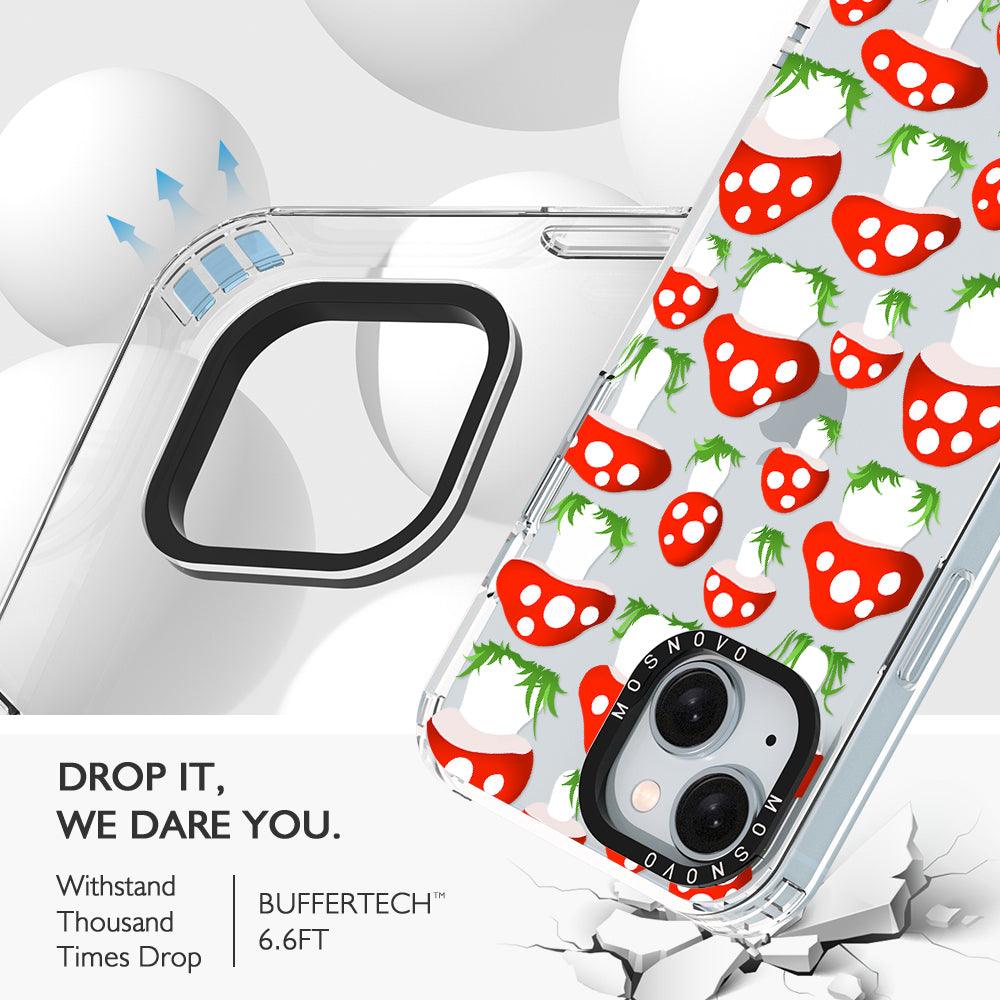 Cute Mushroom Phone Case - iPhone 15 Case - MOSNOVO