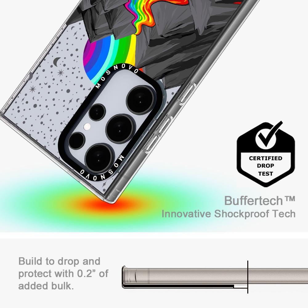 Rainbow Volcano Phone Case - Samsung Galaxy S24 Ultra Case - MOSNOVO