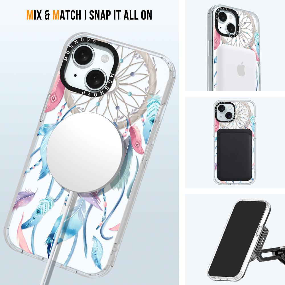 Dreamcatcher Phone Case - iPhone 15 Plus Case - MOSNOVO