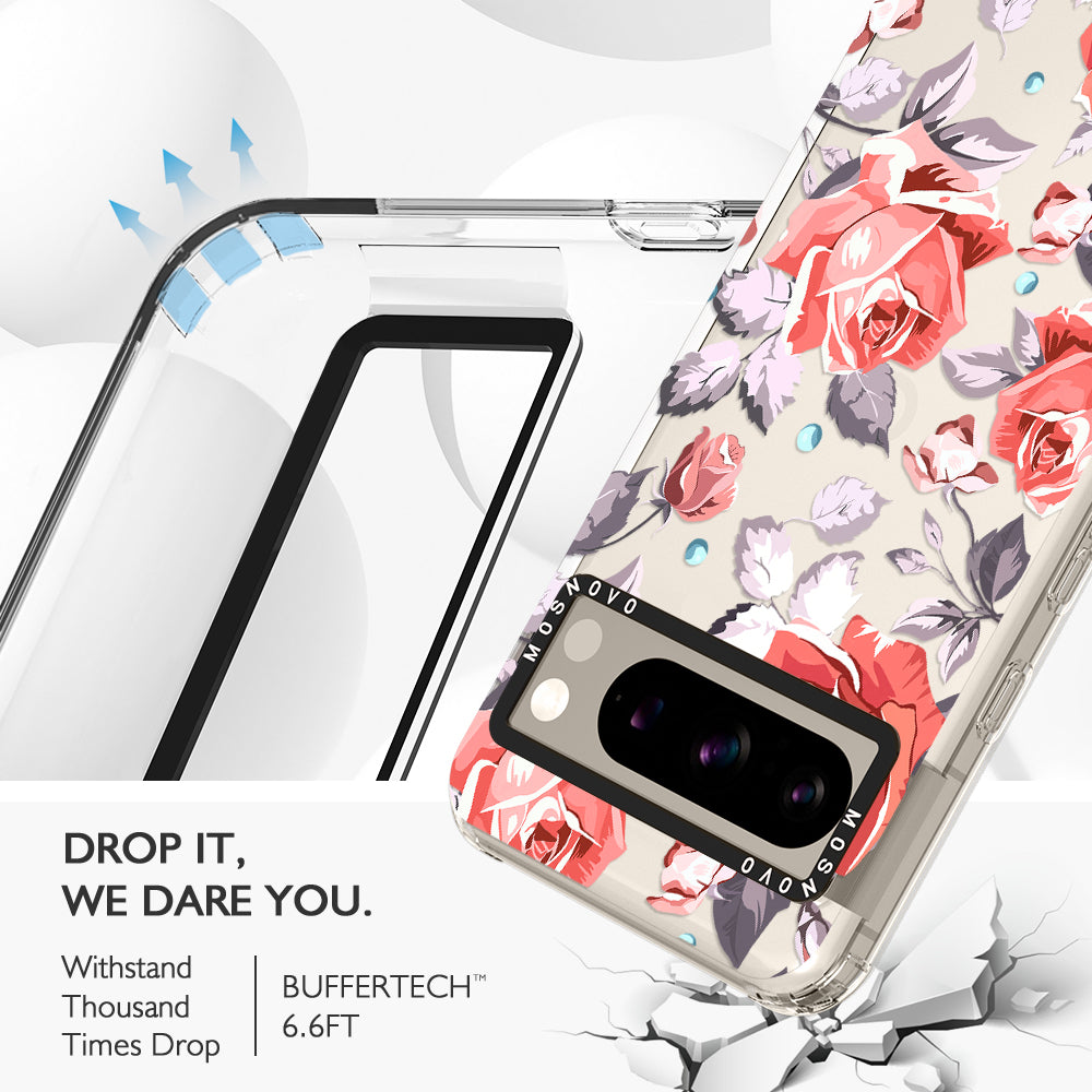 Retro Floral Phone Case - Google Pixel 8 Pro Case