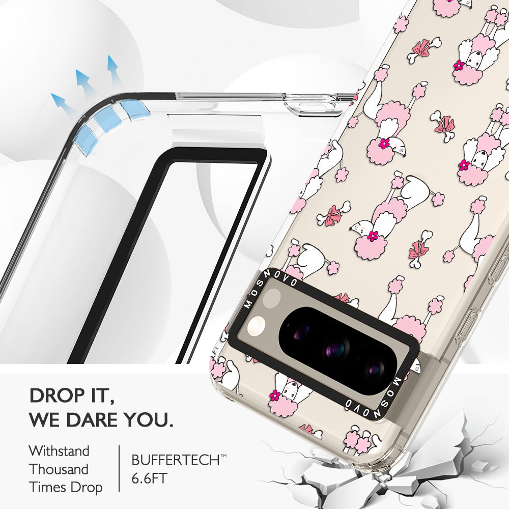 Cute Poodle Phone Case - Google Pixel 8 Pro Case - MOSNOVO