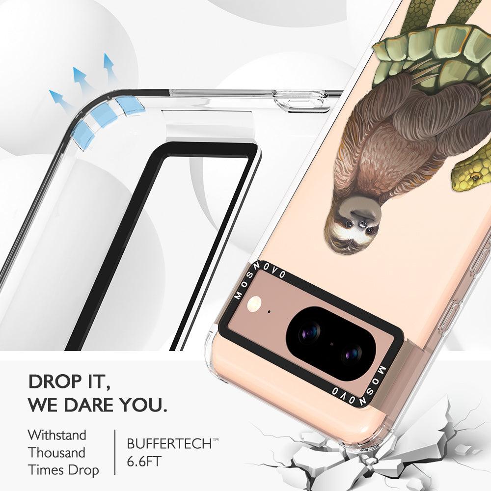 Sloth Turtle Phone Case - Google Pixel 8 Case - MOSNOVO