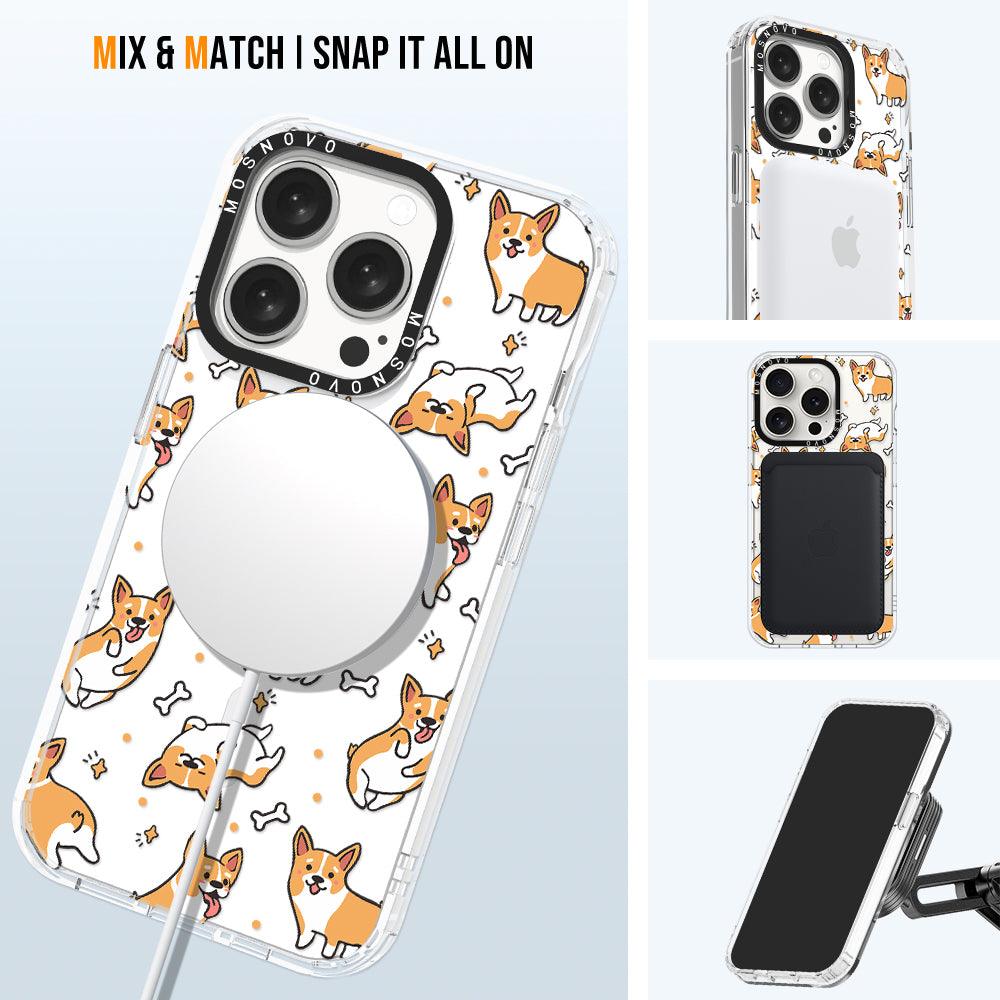 Corgi Phone Case - iPhone 15 Pro Case - MOSNOVO