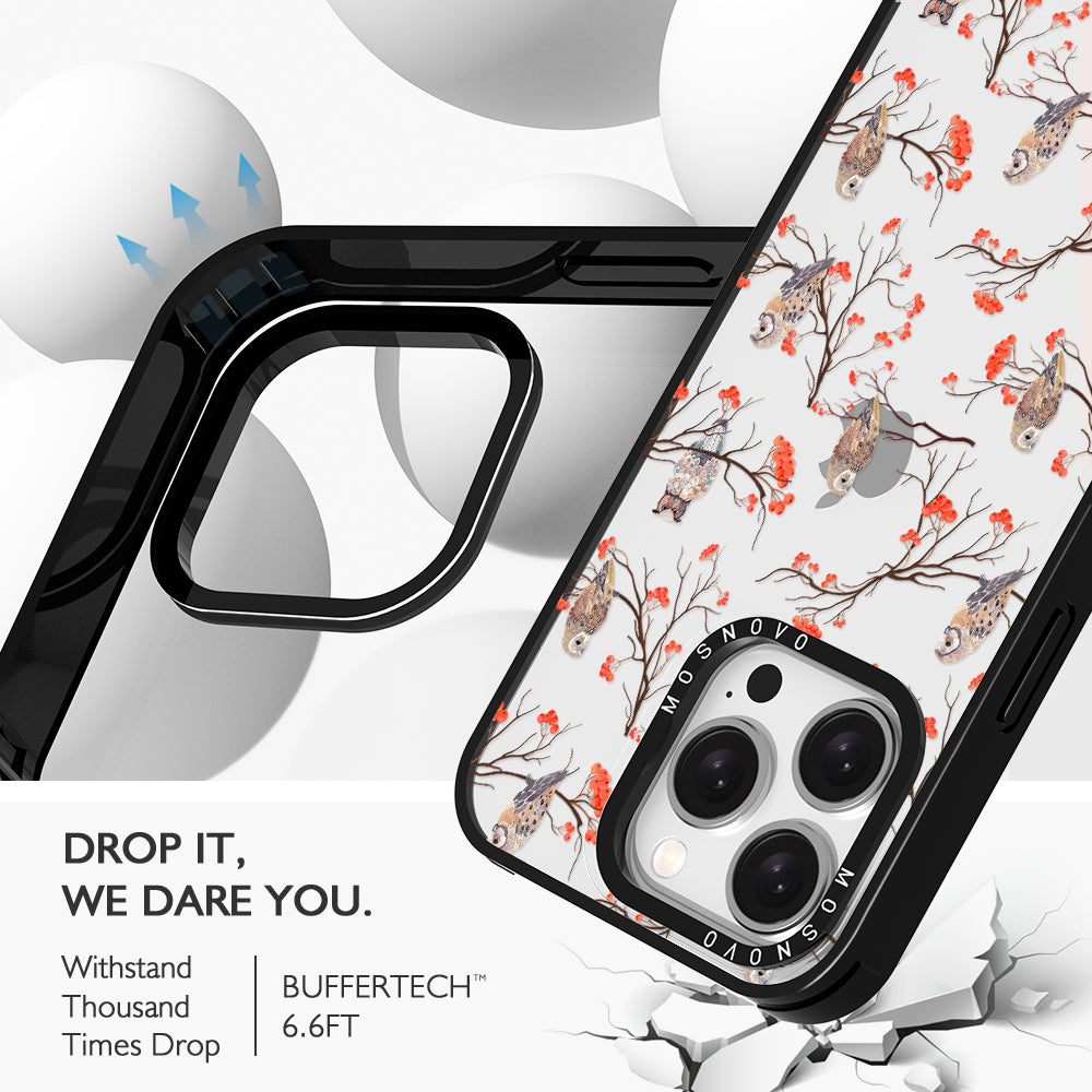 Owl Phone Case - iPhone 15 Pro Case - MOSNOVO