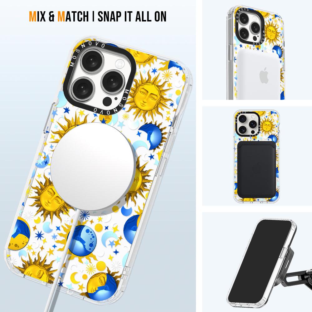 Sun and Moon Phone Case - iPhone 15 Pro Max Case - MOSNOVO