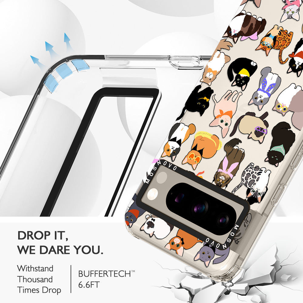 Cute Cat Phone Case - Google Pixel 8 Pro Case - MOSNOVO