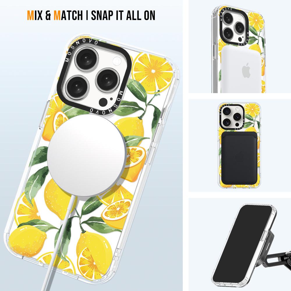 Lemon Phone Case - iPhone 15 Pro Case - MOSNOVO