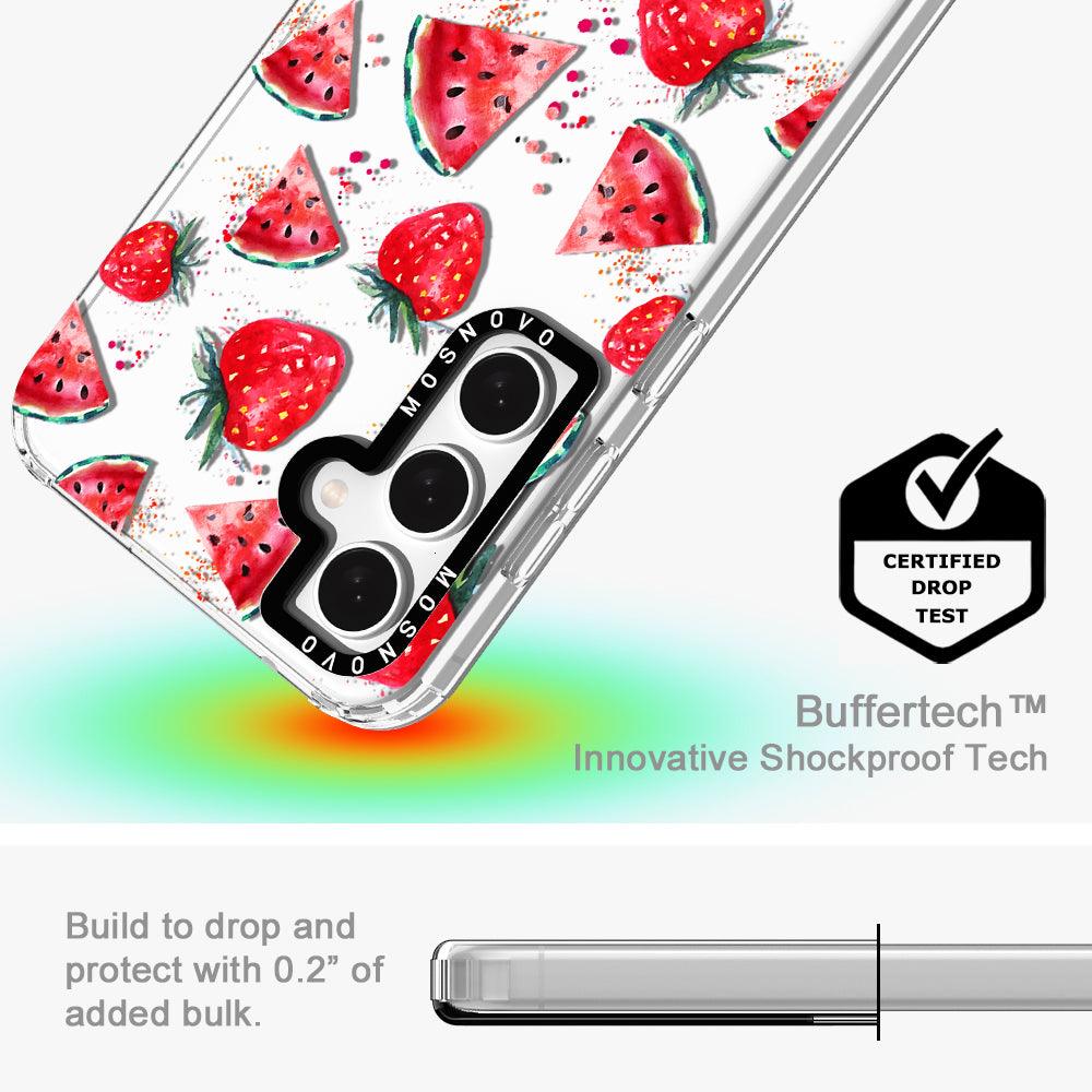 Watermelon Strawberry Phone Case - Samsung Galaxy S23 FE Case