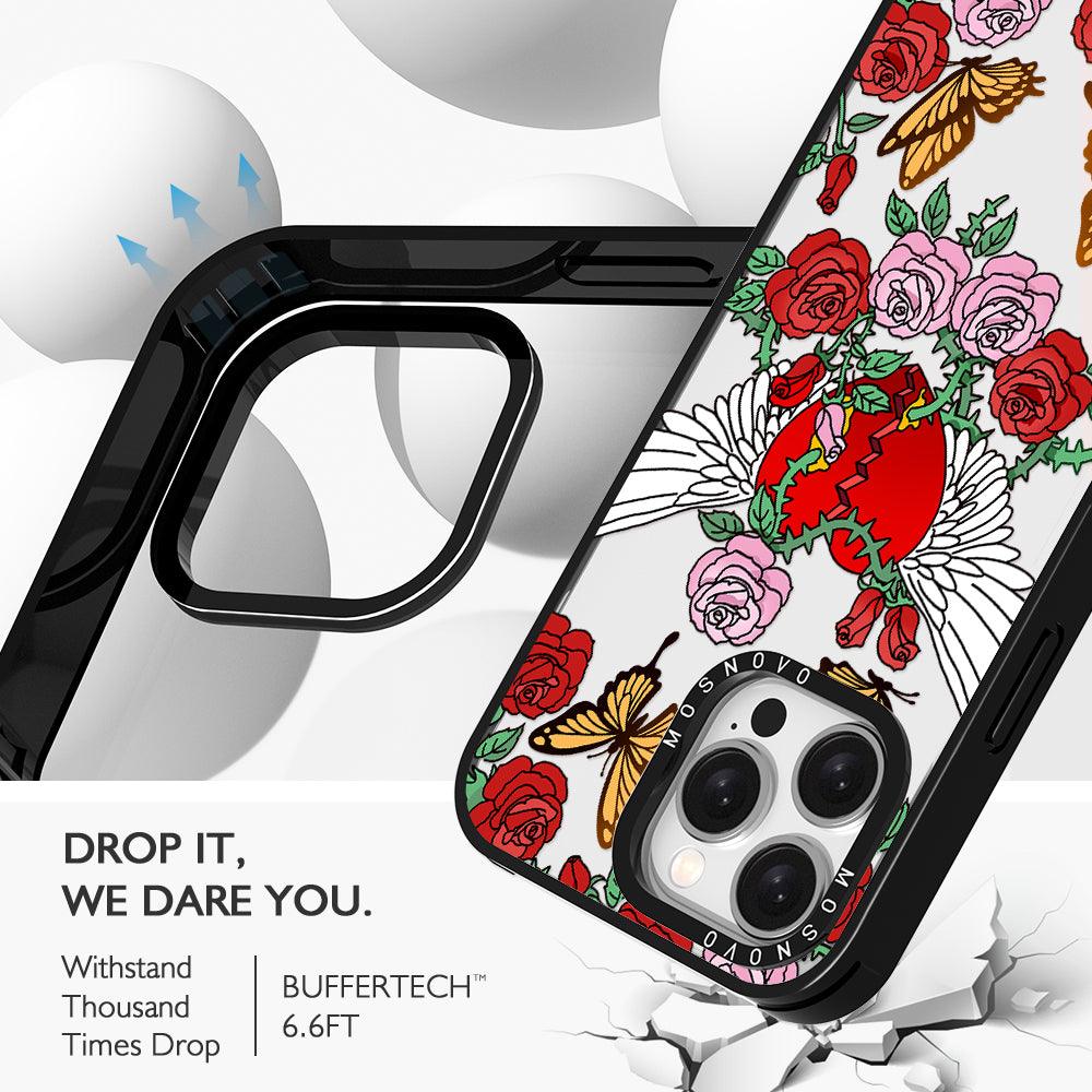 Wing Heart Phone Case - iPhone 15 Pro Max Case - MOSNOVO