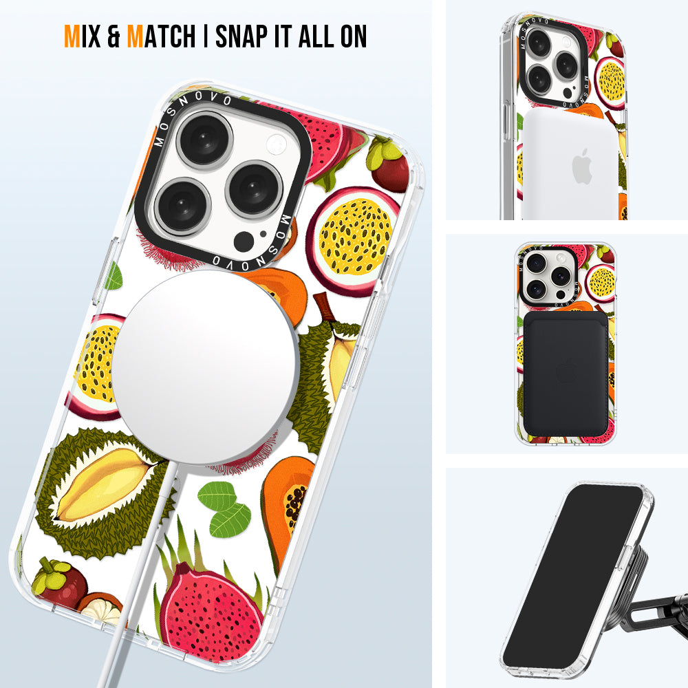 Tropical Fruit Phone Case - iPhone 15 Pro Case - MOSNOVO