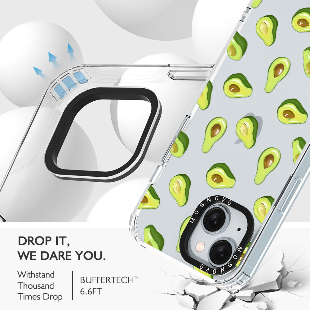 Fleshy Avocado Phone Case - iPhone 15 Case - MOSNOVO