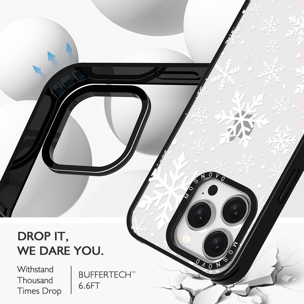 Snowflake Phone Case - iPhone 15 Pro Case - MOSNOVO