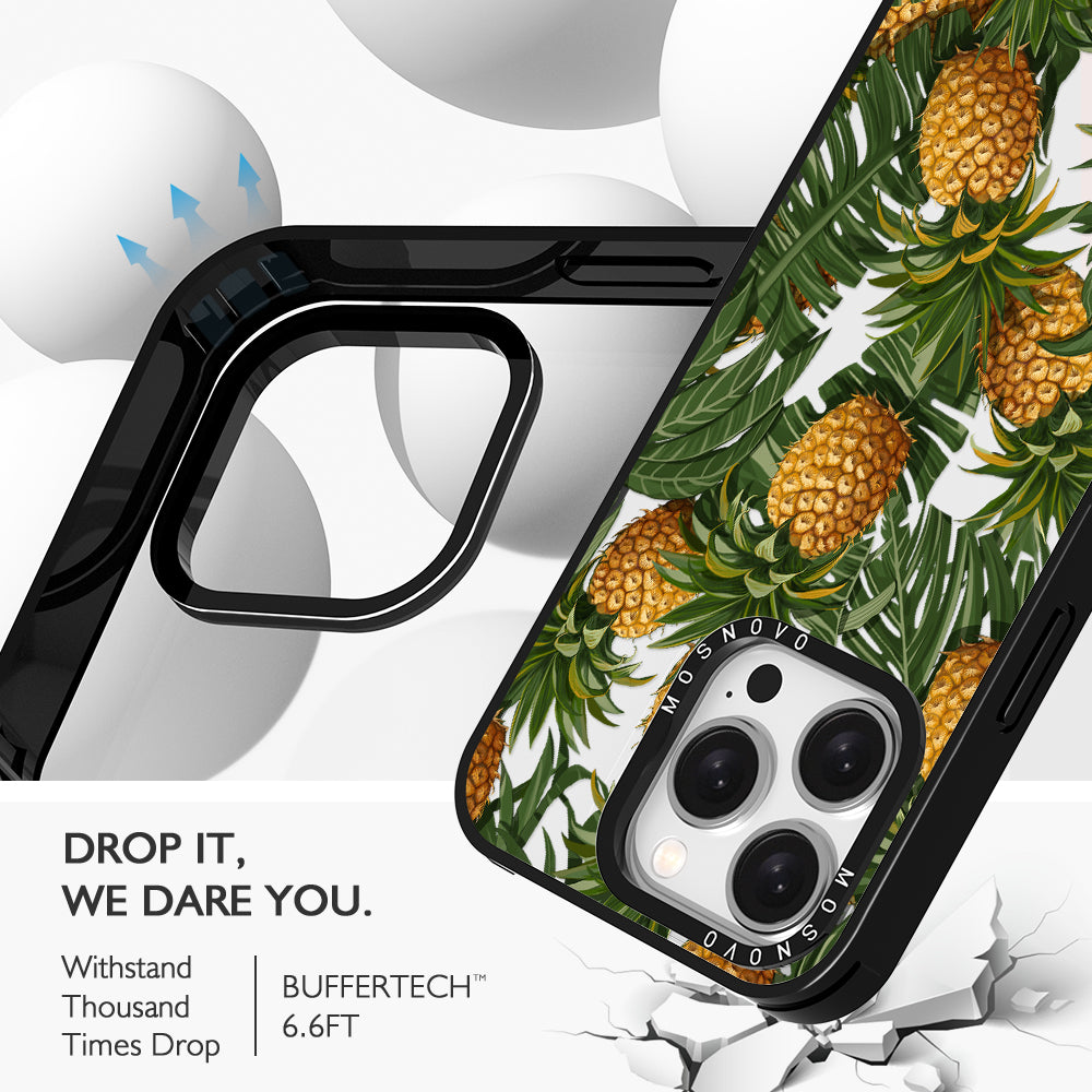 Pineapple Botany Phone Case - iPhone 15 Pro Case - MOSNOVO