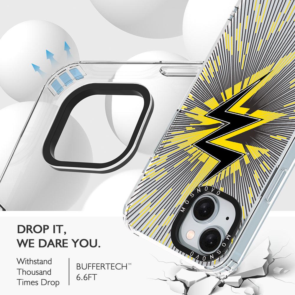 Lightning Bolt Phone Case - iPhone 15 Plus Case - MOSNOVO