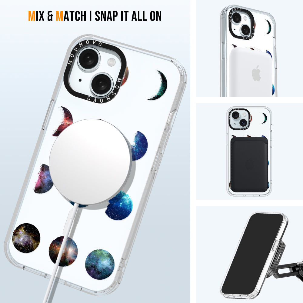 Moon Phase Phone Case - iPhone 15 Case - MOSNOVO