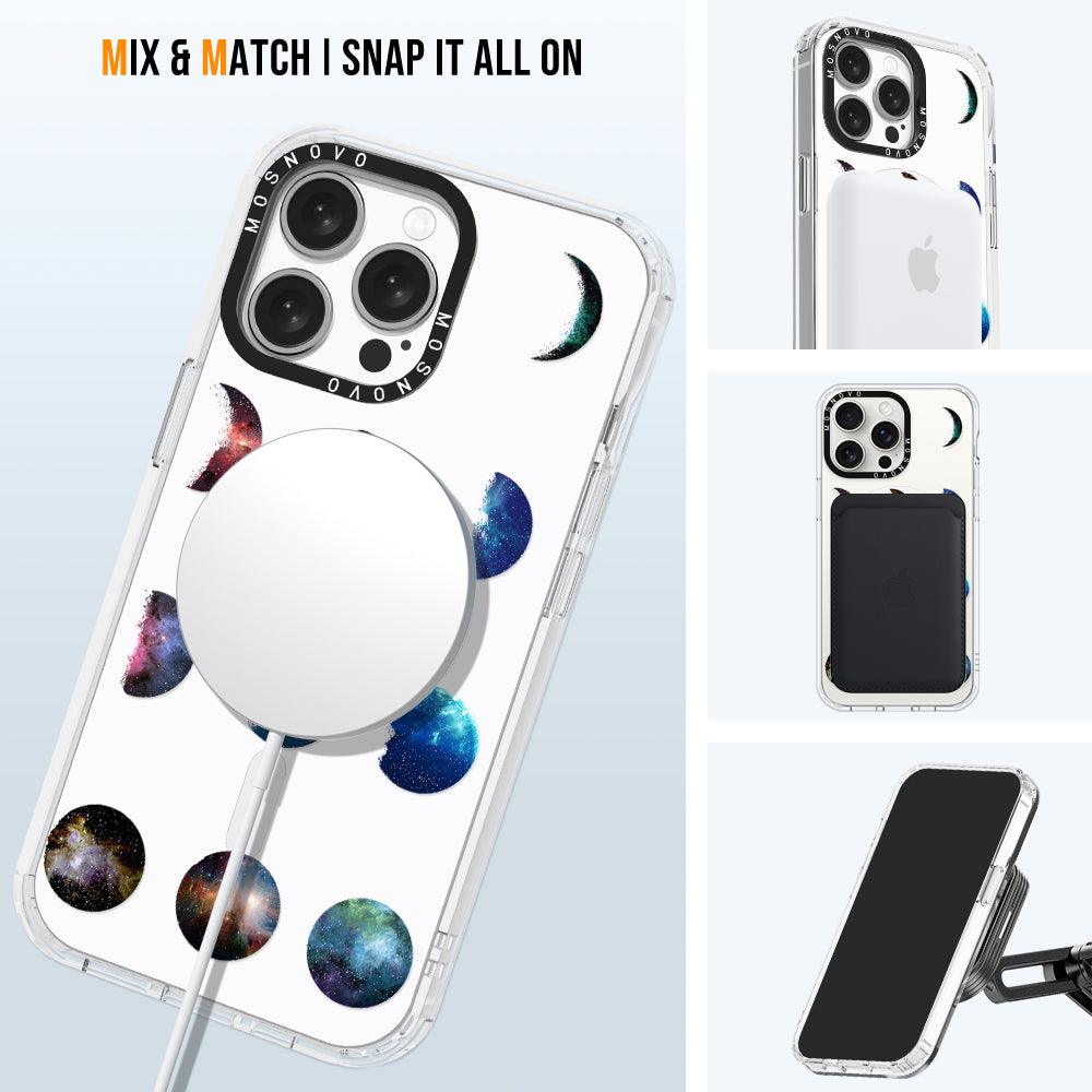 Moon Phase Phone Case - iPhone 15 Pro Max Case - MOSNOVO