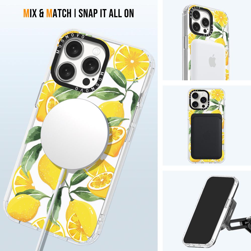 Lemon Phone Case - iPhone 15 Pro Max Case - MOSNOVO