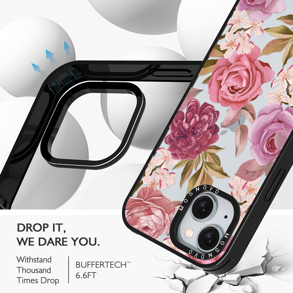 Blossom Flowe Floral Phone Case - iPhone 15 Case - MOSNOVO