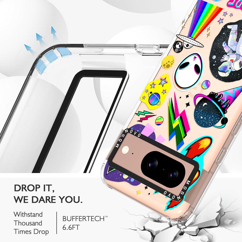 Sci-Fi Stickers Phone Case - Google Pixel 8 Case - MOSNOVO