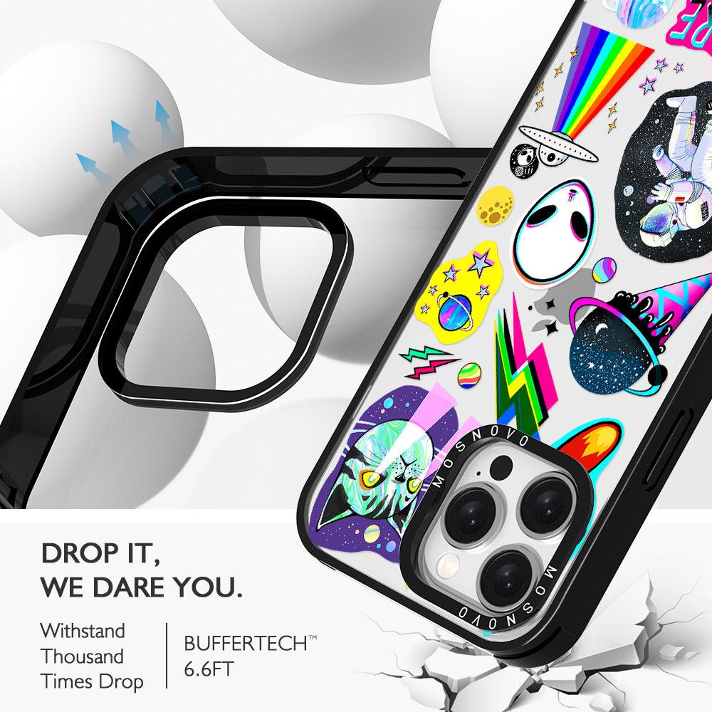 Sci-Fi Stickers Phone Case - iPhone 15 Pro Max Case - MOSNOVO