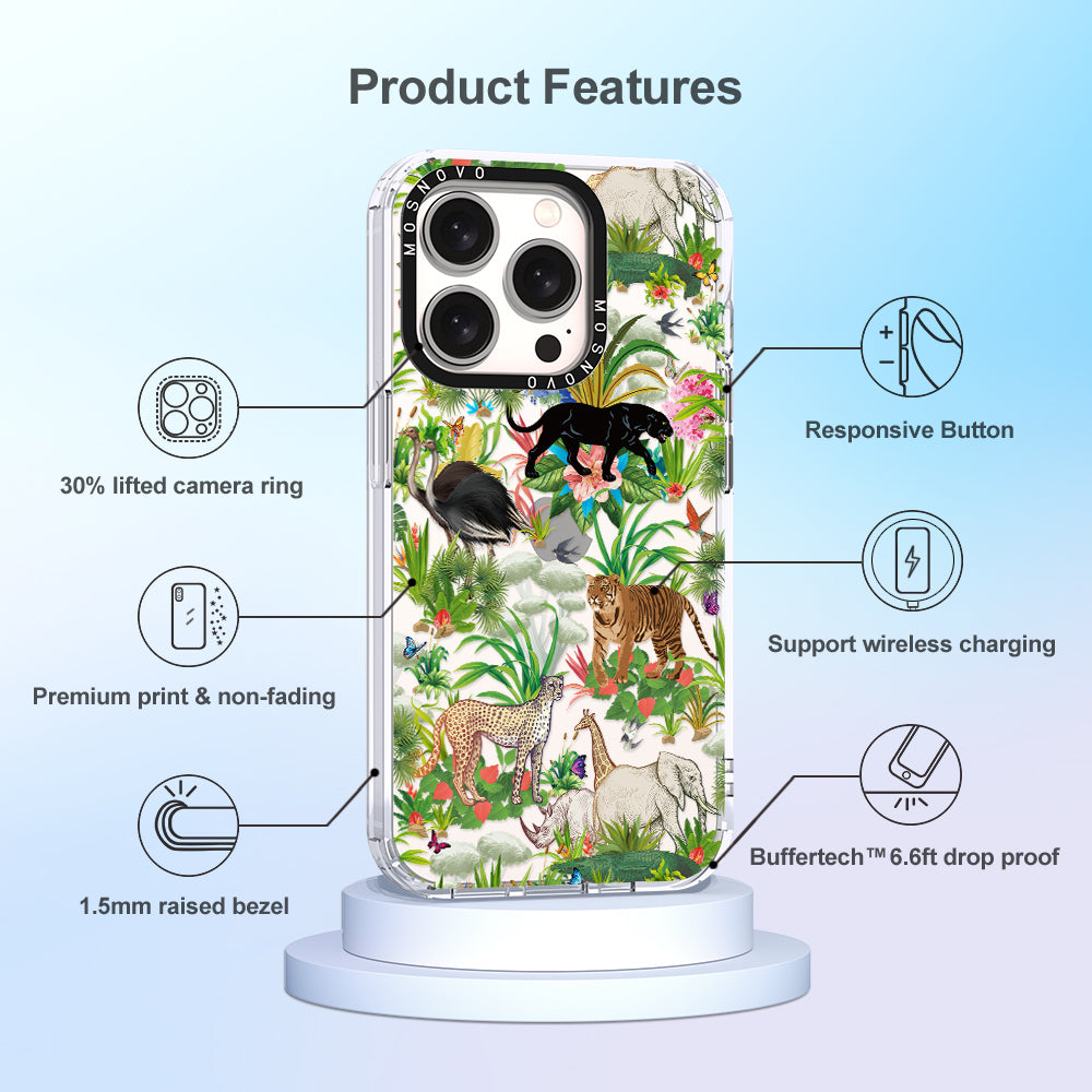 Wildlife Phone Case - iPhone 15 Pro Case - MOSNOVO