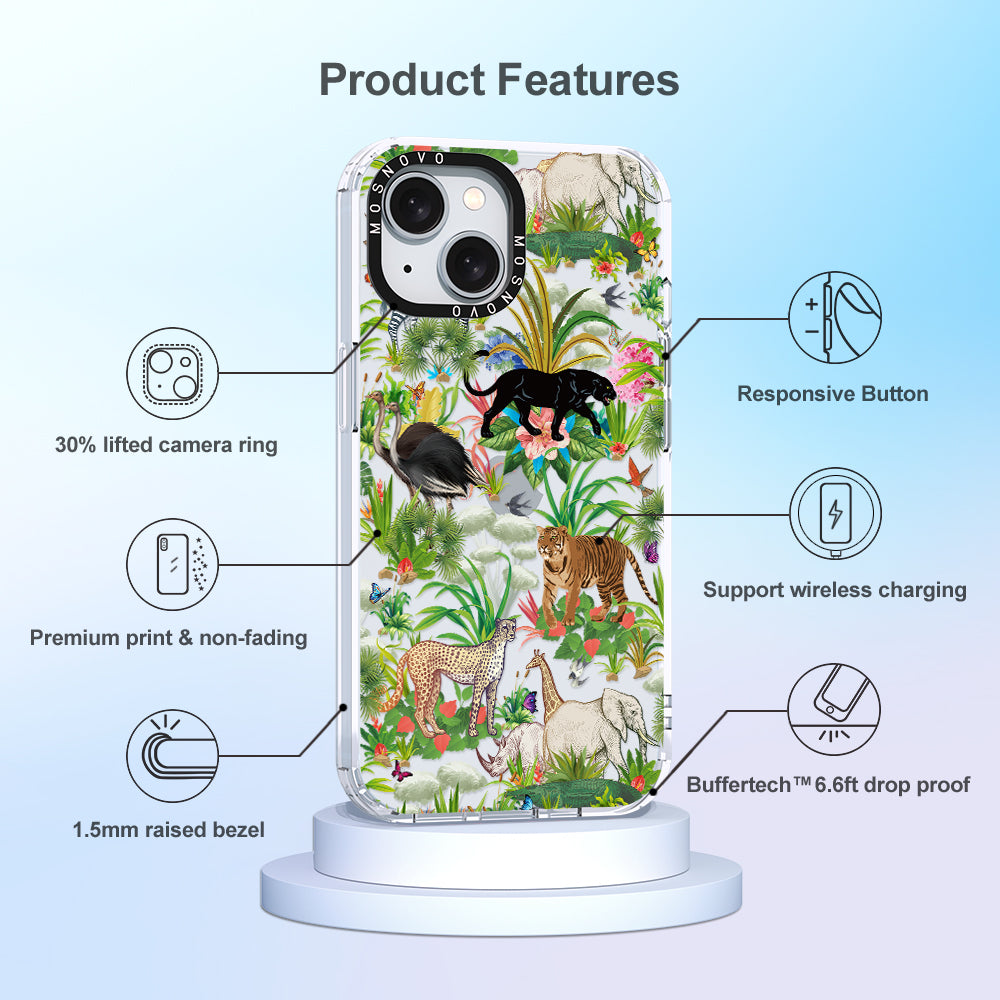 Wildlife Phone Case - iPhone 15 Plus Case - MOSNOVO