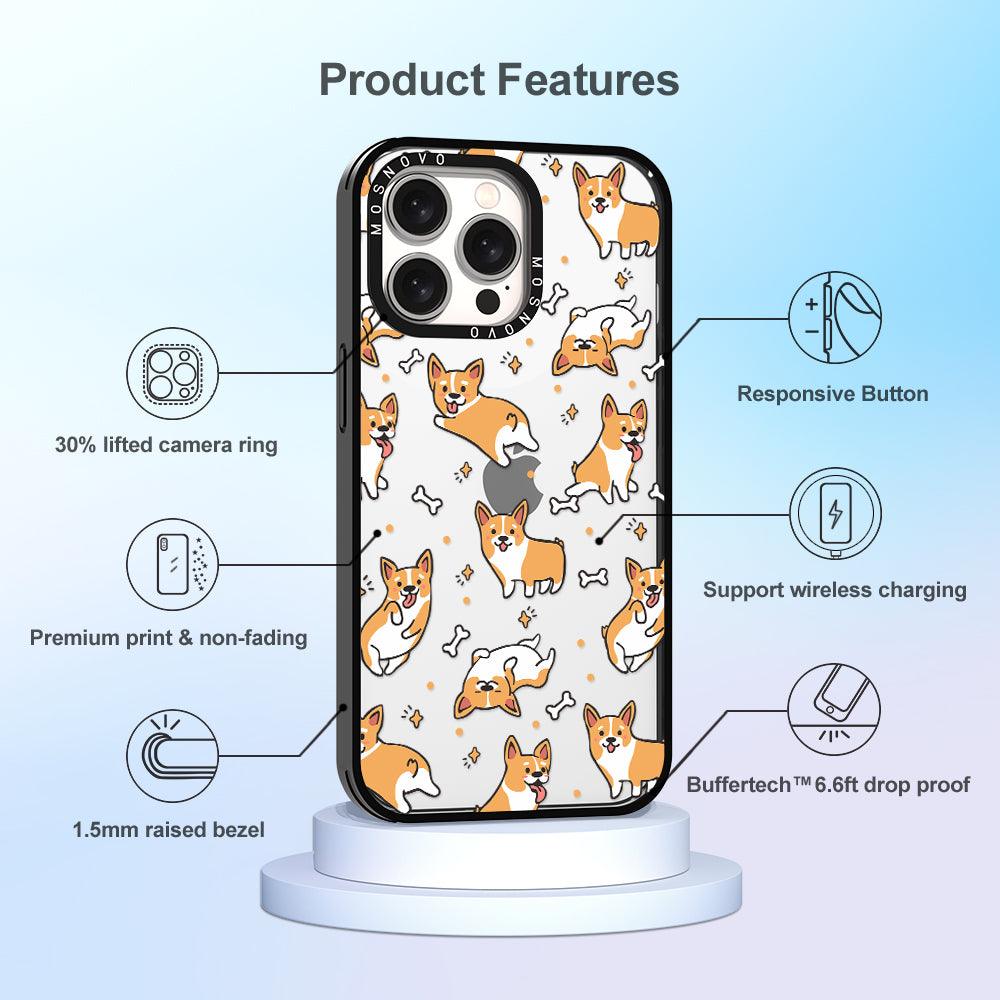 Corgi Phone Case - iPhone 15 Pro Max Case - MOSNOVO