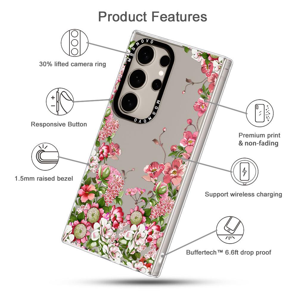 Blooms Phone Case - Samsung Galaxy S24 Ultra Case - MOSNOVO