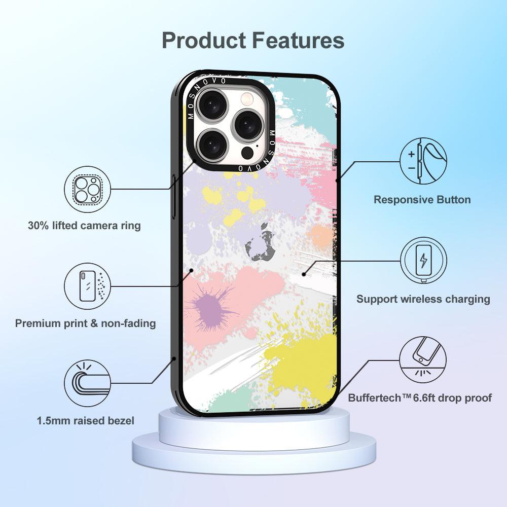 Splash Paint Phone Case - iPhone 15 Pro Max Case - MOSNOVO