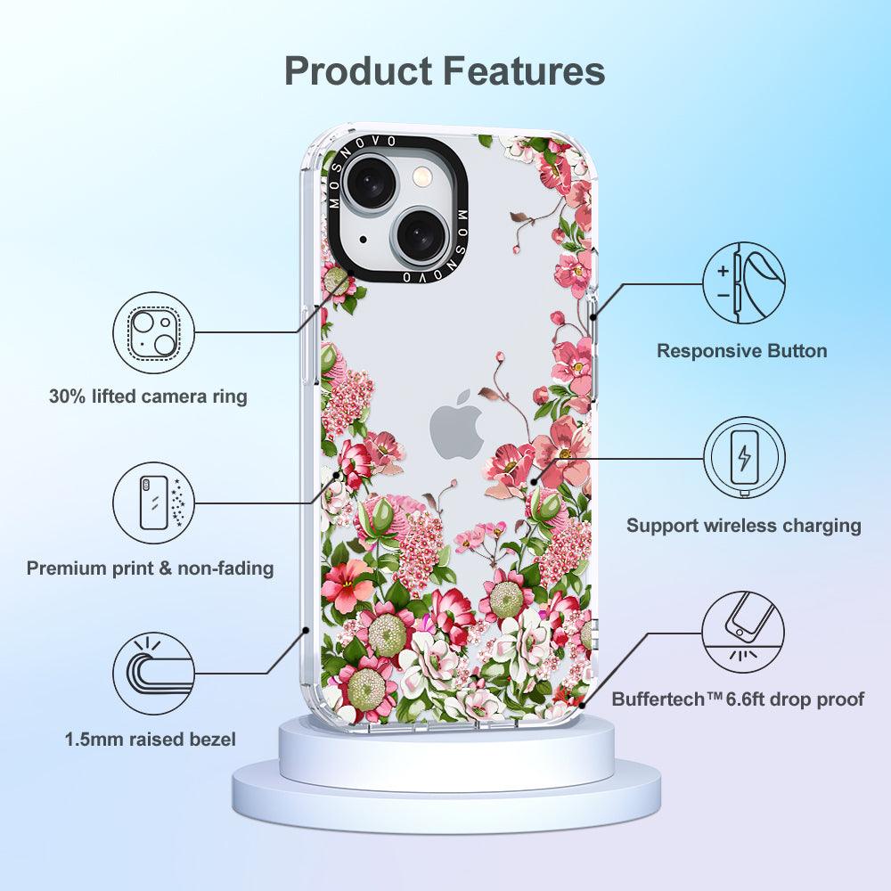 Blooms Phone Case - iPhone 15 Case - MOSNOVO