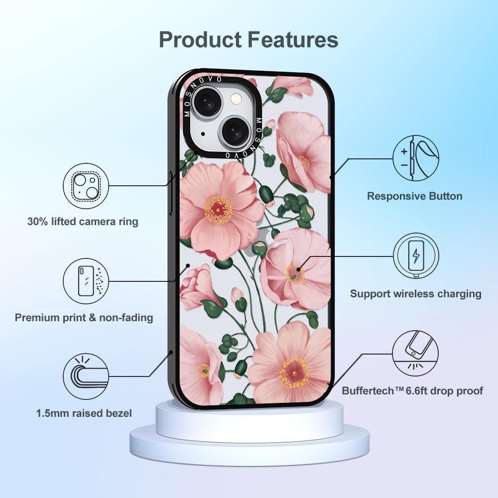 Calandrinia Phone Case - iPhone 15 Plus Case - MOSNOVO