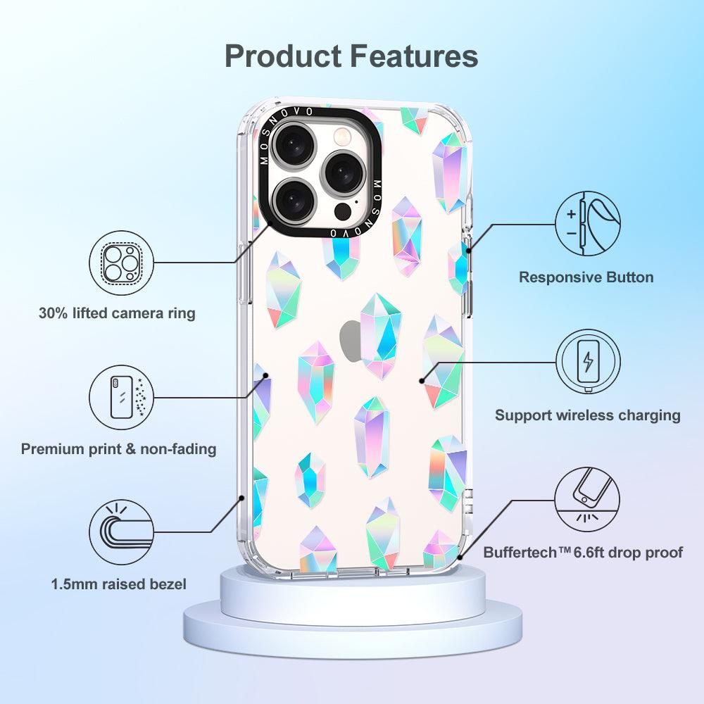 Gradient Diamond Phone Case - iPhone 15 Pro Max Case - MOSNOVO