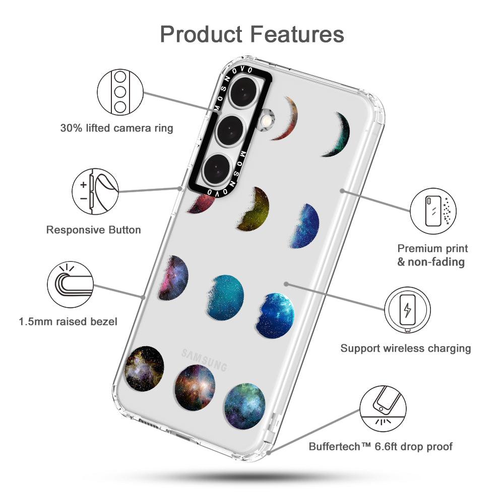 Moon Phase Phone Case - Samsung Galaxy S24 Plus Case - MOSNOVO