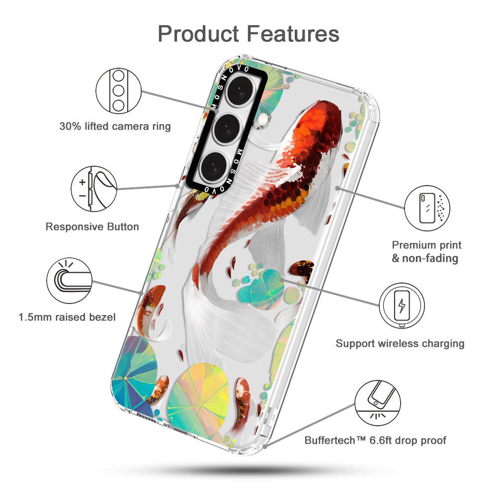 Koi Art Phone Case - Samsung Galaxy S24 Case - MOSNOVO